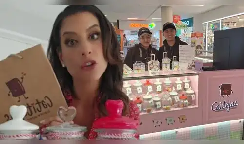 Exponen las bajas ventas del negocio 'Catitejas' de María Pía Copello. elpopular.pe