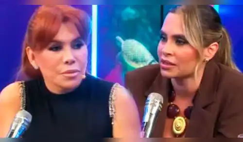 Magaly Medina y Ethel Pozo estuvieron frente a frente. elpopular.pe