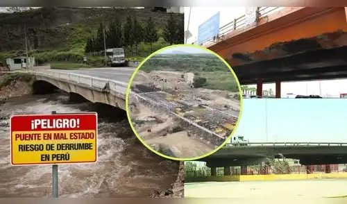 Provías reconoce que no cuenta con recursos para reemplazar 93 puentes en riesgo. elpopular.pe
