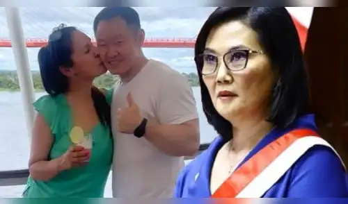 Esposa de Kenji Fujimori lo defiende por no asistir a eventos de Keiko y desata polémica. elpopular.pe