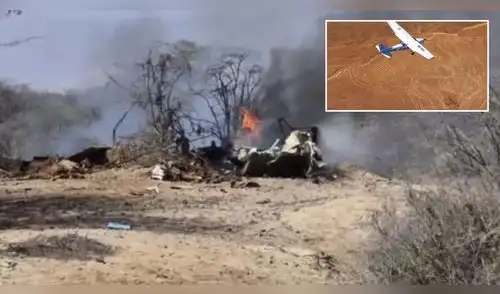 Tragedia en Nasca: avioneta con más de 5 turistas se estrella y no se reportan sobrevivientes. elpopular.pe