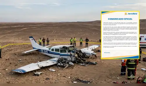 Tragedia en Nasca: Esto dijo la empresa aérea luego del fatídico choque que dejó 13 fallecidos. elpopular.pe