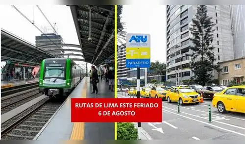 Feriado 6 de agosto: ATU cambia horarios del Metropolitano, Metro y corredores. elpopular.pe