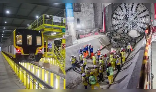 La etapa 1B registra un avance del 96% y la etapa 2 alcanza el 91%. Además, el ramal de la futura Línea 4 continúa con importantes trabajos de construcción. elpopular.pe