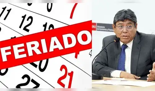 El ministro indicó que trasladar un feriado hacia el lunes beneficiaría mejor a la población. elpopular.pe