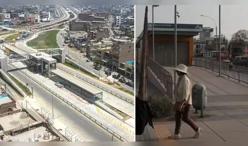 Estaciones del Tramo Norte del Metropolitano no operan. elpopular.pe