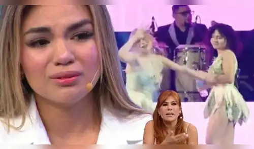 Magaly Medina expone videos de cantantes de La Bella Luz burlándose de Naldy Saldaña y las cuestiona. elpopular.pe