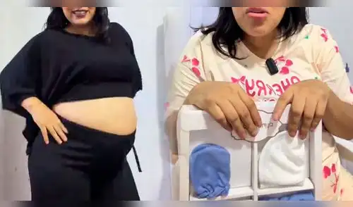 Influencer se prepara para dar a luz. elpopular.pe