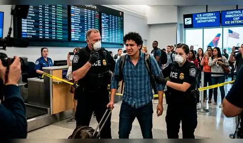 Los inmigrantes que el ICE más detiene dentro de los aeropuertos de EE.UU. elpopular.pe