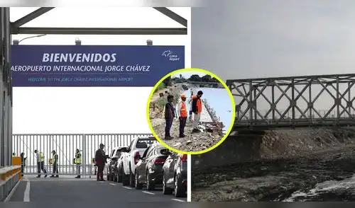 ¿En riesgo el acceso al Jorge Chávez? Advierten que los puentes Bailey podrían ceder ante un fuerte El Niño. elpopular.pe