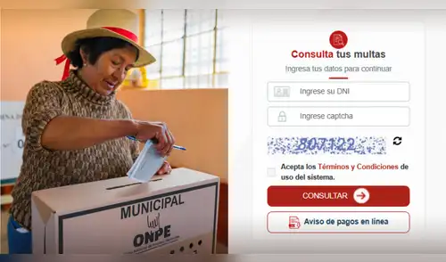 JNE habilita plataforma para consultar si registras MULTAS ELECTORALES solo con tu DNI. elpopular.pe