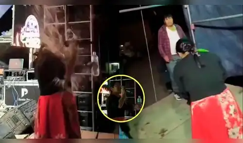 Cantante folclórica es AGREDIDA con una botella de vidrio en el ROSTRO durante concierto en Ayacucho elpopular.pe