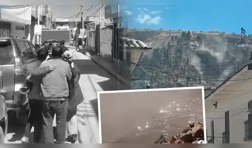 ¡Familias abrazadas y derrumbes de piedras! Exponen las PRIMERAS IMÁGENES de fuerte TERREMOTO en Ayacucho de 7.2 elpopular.pe