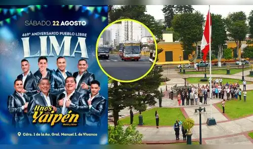 ¡Pueblo Libre está de fiesta! Distrito celebra su aniversario 469 con concierto y actividades especiales. elpopular.pe
