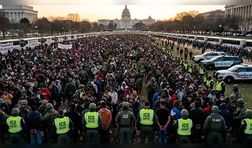 Agentes del ICE arrestaron a más de 1.000 extranjeros en Washington. elpopular.pe