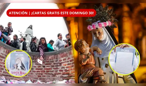 Santa Rosa de Lima 2026: MML regalará más de 2 mil cartas para el Pozo de los Deseos este domingo 30 de agosto. elpopular.pe