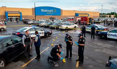 Hombre que inició un TIROTEO en el estacionamiento de un Walmart. elpopular.pe