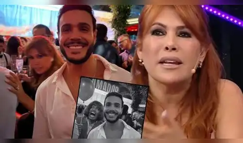 Mario Irivarren se burla de la expresión de Magaly Medina en fotografía. elpopular.pe