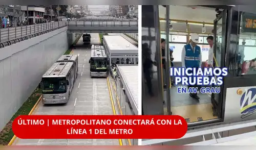 El Metropolitano ampliará su recorrido hasta la Vía Expresa Grau y permitirá una conexión más directa con la Línea 1 del Metro de Lima desde octubre. elpopular.pe