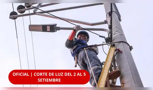 Revisa los distritos afectados y las HORAS sin electricidad hasta el 5 de septiembre. elpopular.pe