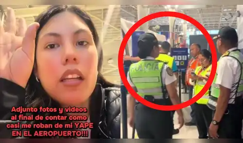 Aeropuerto Jorge Chávez: Trabajador aprovechó REVISIÓN DE PASAJE para YAPEARSE S/300 del celular de pasajera. elpopular.pe