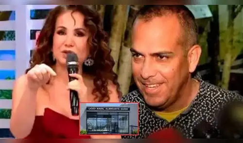 Janet Barboza molesta con padre de acusado en agresión sexual en Liceo Naval que intentó justificar delito. elpopular.pe