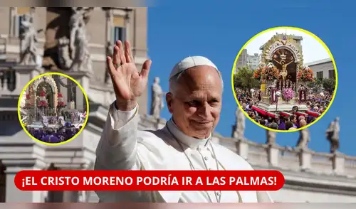 Señor de los Milagros podría estar en la misa de Las Palmas este 16 de noviembre. elpopular.pe
