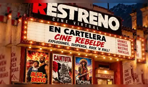 La cartelera inaugural de la sala de cine virtual estará conformada por las películas Alfa y Bravo, Cantuta y Uchpa, la película. elpopular.pe