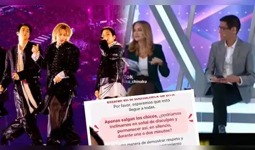 Conductor de Panamericana TV, INSULTA en pleno programa a fans de BTS por pedir INCLINARSE ante cantantes elpopular.pe