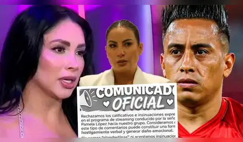 Pamela Franco y Christian Cueva ESTALLAN en comunicado y hacen GRAVE denuncia contra Pamela López: "Hostigamiento verbal y daño emocional" elpopular.pe