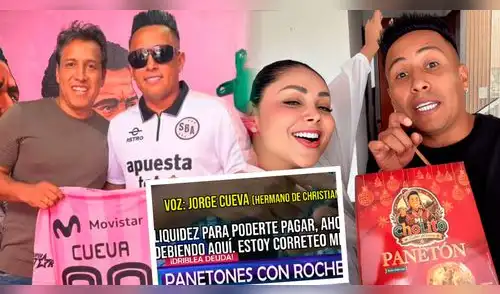 Christian Cueva hizo JUGADA con su hermano, Jorge Cueva, por FUERTE deuda de panetones que EMBARGARÍA sus bienes: "Para poderte pagar..." elpopular.pe