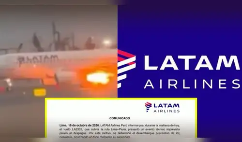 LATAM Airlines rompe su silencio tras incendio en un avión con destino a Piura. elpopular.pe