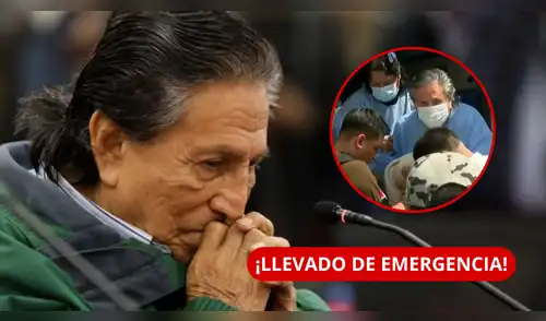 Alejandro Toledo es trasladado de emergencia a hospital de Ate por complicaciones de salud. elpopular.pe