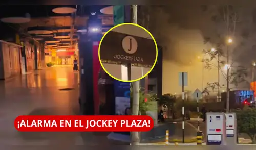 Incendio en Jockey Plaza: bomberos controlan fuego registrado durante la madrugada en Surco. elpopular.pe