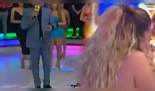 Conocido conductor de TV agrede a su compañera EN VIVO con un dron elpopular.pe