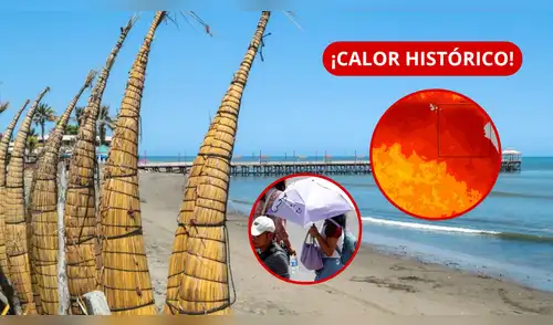 Trujillo rompe récord de calor en octubre: Huanchaco llega a 27,8 °C y mar supera anomalías de 9 °C. elpopular.pe