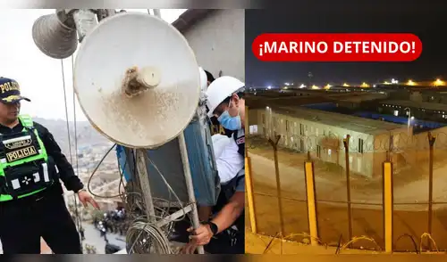 Ancón I: detienen a marino por presunta instalación de antenas ilegales cerca del penal. elpopular.pe