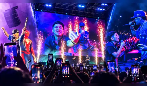 El cantante colombiano Blessd regresó al Perú y conquistó Arena Uno con sus mejores éxitos. elpopular.pe