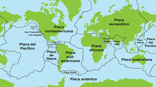 Mapas De Placas TectÓnicas Para Descargar E Imprimir 1023