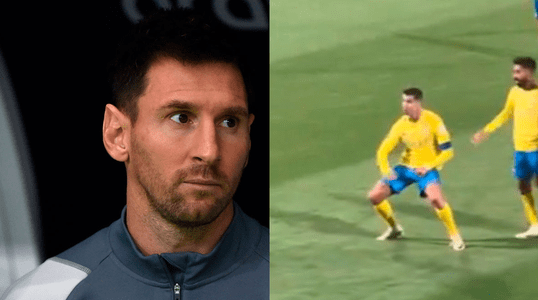 Polémicos gestos al público: la reacción de Cristiano Ronaldo a los gritos  de Messi, Messi