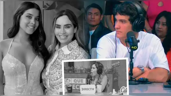 Hijo de María Pía Copello vive 'INCÓMODO' momento EN VIVO cuando lo vinculan con la hija de Ethel Pozo: "Su ex es..."