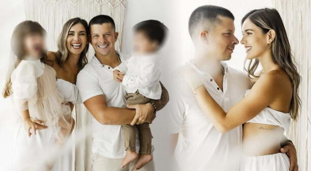Korina Rivadeneira y Mario Hart comparten tierna sesión de fotos y usuarios reaccionan: "¡Han construido una familia bella!"