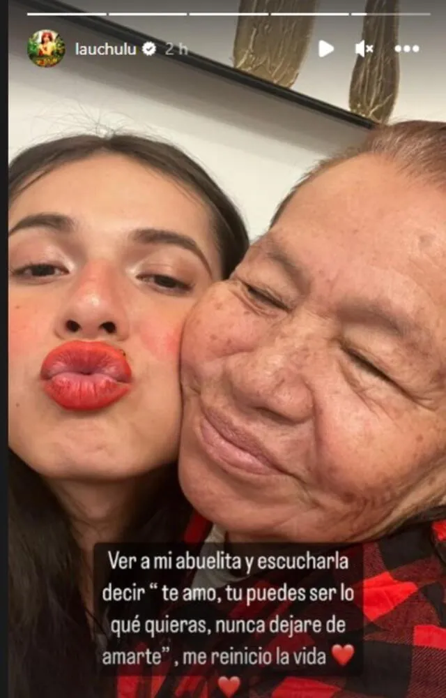 La Uchulú y el mensaje de su abuelita tras ser víctima de comentarios transfóbicos.