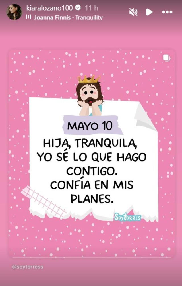 Kiara Lozano comparte reflexivo mensaje religioso en Instagram tras ser acusada de meterse con Edwin Guerrero. / Fuente: Instagram Kiara Lozano comparte reflexivo mensaje religioso en Instagram tras ser acusada de meterse con Edwin Guerrero. / Fuente: Instagram