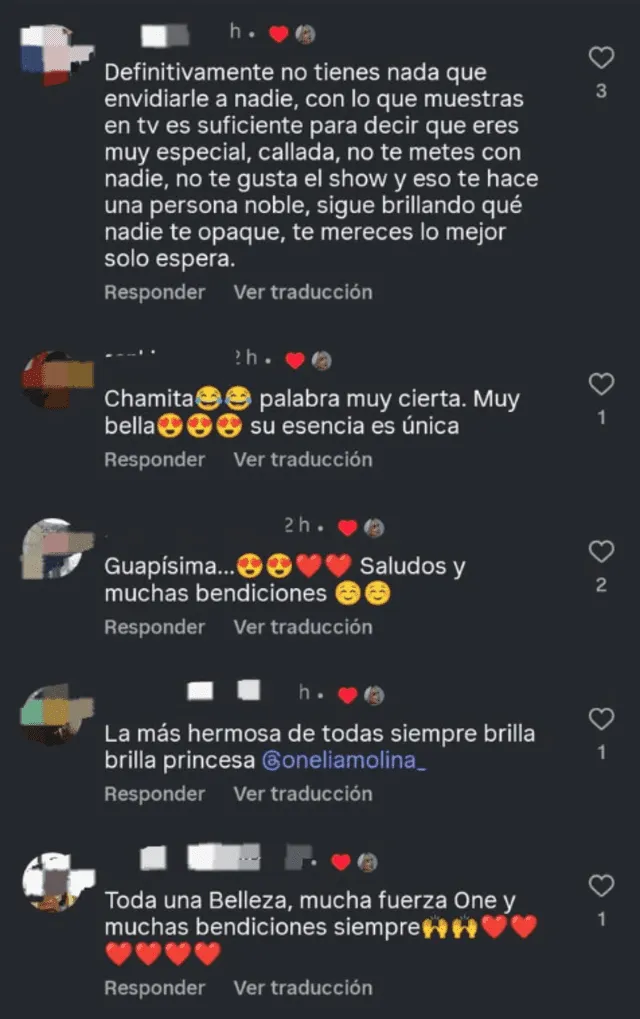 Onelia Molina respalda comentarios tras ingreso de Vania Bludau y Alejandra Baigorria Onelia Molina respalda comentarios tras ingreso de Vania Bludau y Alejandra Baigorria