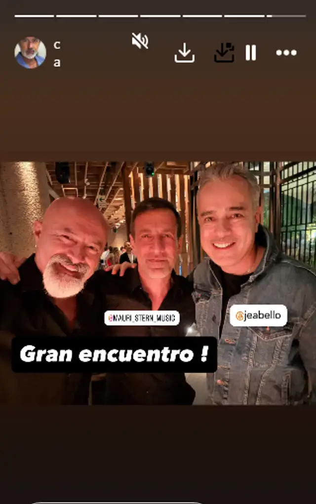 Mauri y Cachín sorprenden con inesperado reencuentro con Don Armando
