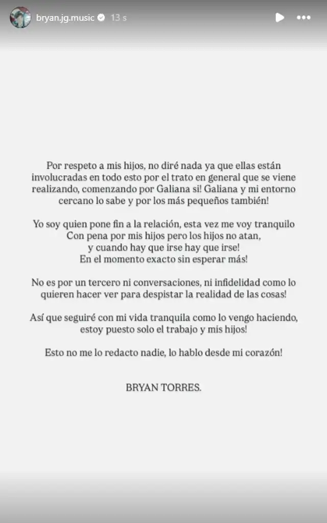 Bryan Torres rompe su silencio tras el fin de su relación con Samahara Lobatón. Bryan Torres rompe su silencio tras el fin de su relación con Samahara Lobatón.