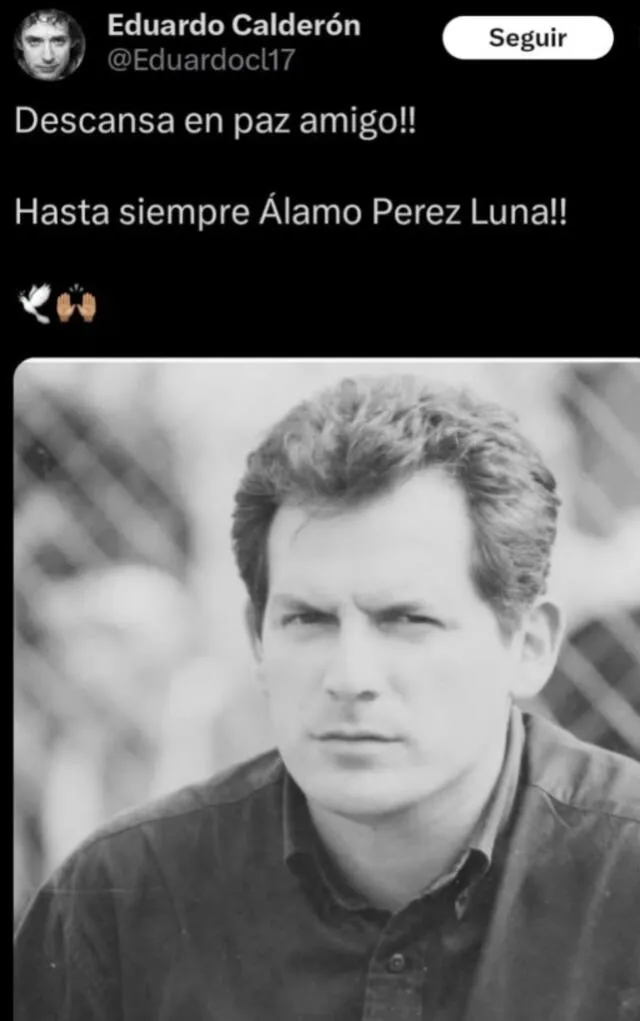 Eduardo Calderón, amigo cercano del periodista, confirmó la muerte de Álvaro Pérez Luna.