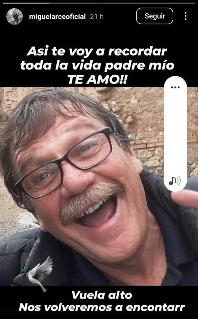 Miguel Arce anunció la partida de su padre a inicios del mes de junio. Miguel Arce anunció la partida de su padre a inicios del mes de junio.