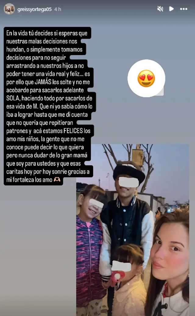 <em>Greissy Ortega sorprende con publicación y habla de su maternidad. Captura: Instagram</em>   